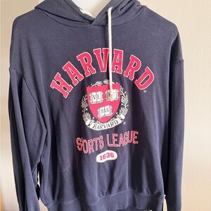 H&M Harvard Sports League Hoodie - Navy and Red